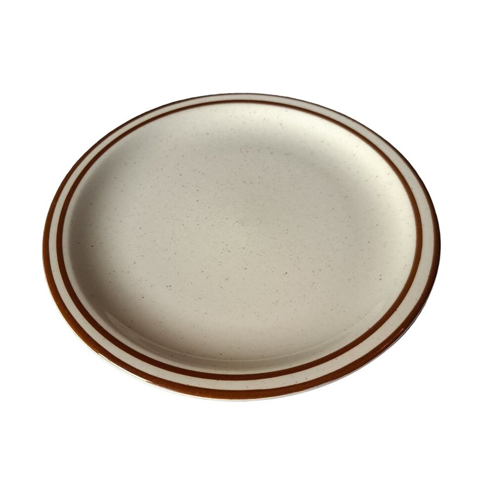 Syracuse China Mesa Grande Brown Speckle Round Dinner Plate 9"